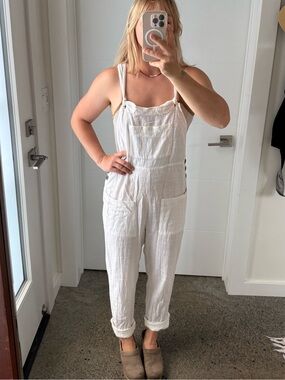l*space Cali Girl Jumpsuit 100% Cotton White